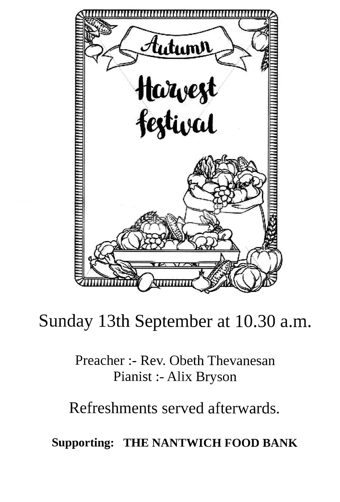 Harvest Festival Flyer